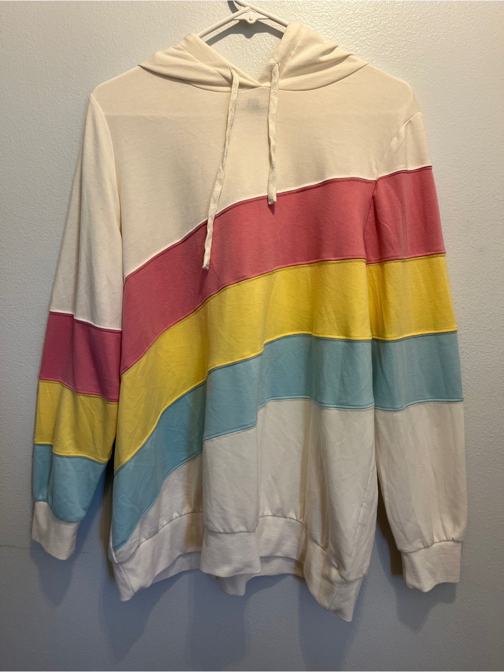 Torrid Lightweight French Terry Colorblock Pullover Hoodie Size 1 1X 14-16